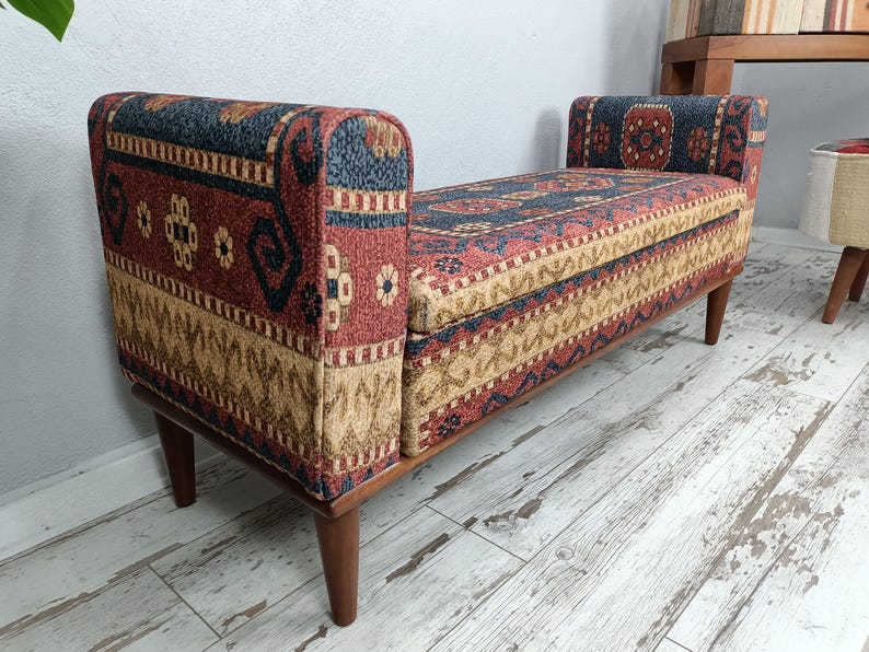King bed bench, Storage sofa couch, Sleeper sofa, Sofa bench, Daybed with storage, Upholstered sofa couch, Bedroom furniture, MTL 18x51 162 image 7