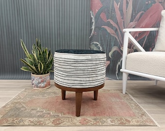 Footstool Bench, Ottoman Chair, Piano Bench, Minimalist Chair, Funky Chair, Round Pouf, Sitting Pouf, Coffee Stool, Upholstered Stool FS 886