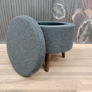 Ottoman storage, Space saver bench, Blanket chest bench, Pouf stool, Dressing table bench, Circular stool, Barrel stool, Shoe stool, FS KM-8