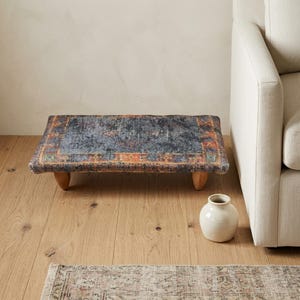 Step stool for bed, Bathroom stool, Foot rest stool, Low stool, Short stool, Durable furniture, Ottoman stool, Boho bench, Cozy stool, 107