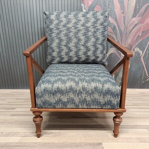 Lesestuhl, Handgefertigter Sessel, Sitzstuhl, Holzarbeitsmöbel, Boho-Sessel, Polstersofa, Tv-Stuhl, Vatertagsgeschenk, SOFA KM-05 Bild 13