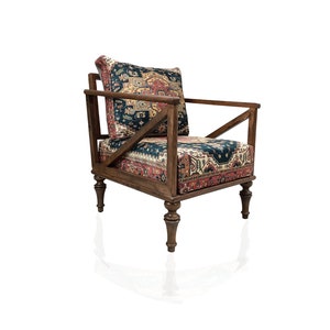 Artisan chair, Bohemian furniture, Living room chair, Accent chair, Lounge chair, Retro armchair, Porch chair, Reading chair, SOFA 1028