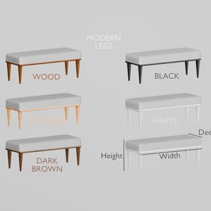 Entryway bench, Footstool bench, Lounge bench, Bed end bench, Dining bench, Bohemian bench, Frontdoor bench, Covered bench, BENCH KM-5 image 15