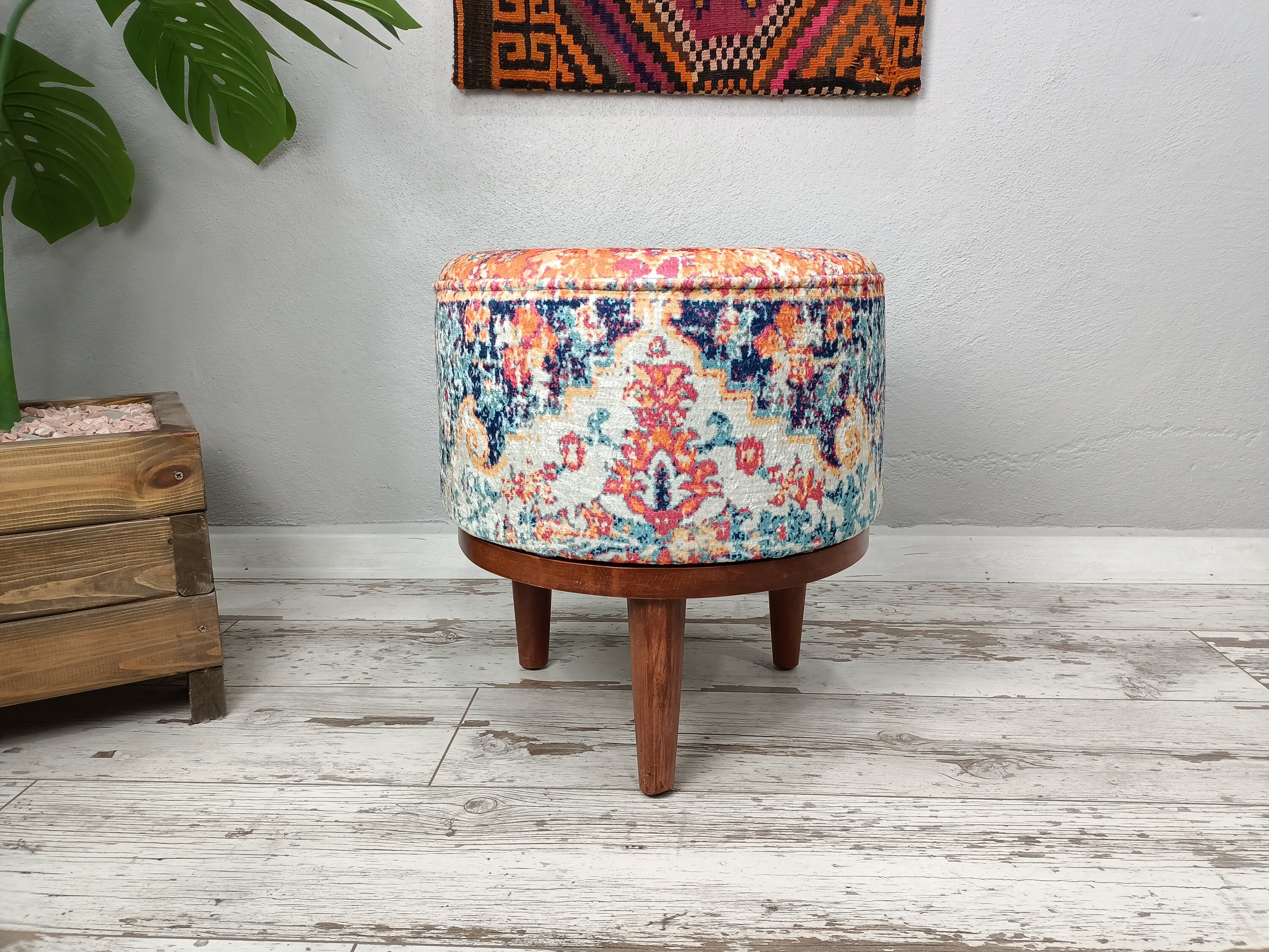 Foot Rest Stool Pouf Chair Ottoman Bench Lobby Stool Vanity