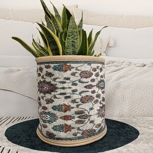 basket planter, planter pack, flower pot holder, laundry basket, bedroom organizer, flower pot boho, pots for plants, plant bag, PTB 1017-2