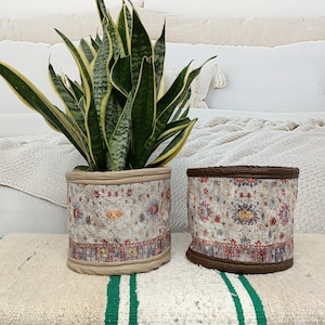 pots for plants, hanger basket, plant pot cover, air plant pots, bedroom storage, handmade basket, girly basket, planter basket, PTB 1030