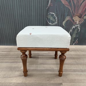 Handmade Furniture, Dressing Table Bench, Footstool Bench, Coffee Stool, Porch Chair, Kilim Rug Bench, Floor Chair, Boho Bench, VT 994 18x18