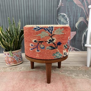 Vanity bench, Turkish rug bench, Footstool bench, Button bench, Small bench, Lobby bench, Yoga bench, Covered bench, Piano bench, FS 1170