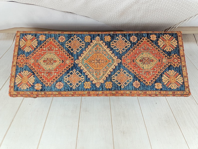 Storage Bench, Trunk Coffee Table, Upholstered Bench, Ottoman Bench, Hallway Bench, Storage Coffee Table, Shoe Bench, Boho Bench, ST- 63