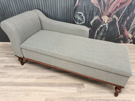 Einzelsofa Ruhesofa Uberdachtes Sofa Raumschoner Schminktischstuhl Holz Arbeitssofa Chaise lounge Sofa Lagersofa Knopfsofa Etsy