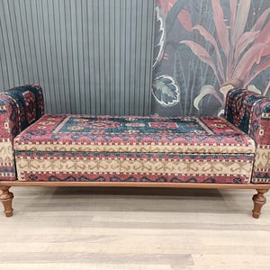 Ottoman Storage, Day Bed Sofa, End Of Bed Bench, Handmade Furniture, Dining Chair, Kitchen Chair, Lounge Stool, Farmhouse Bench, ST18x51 162