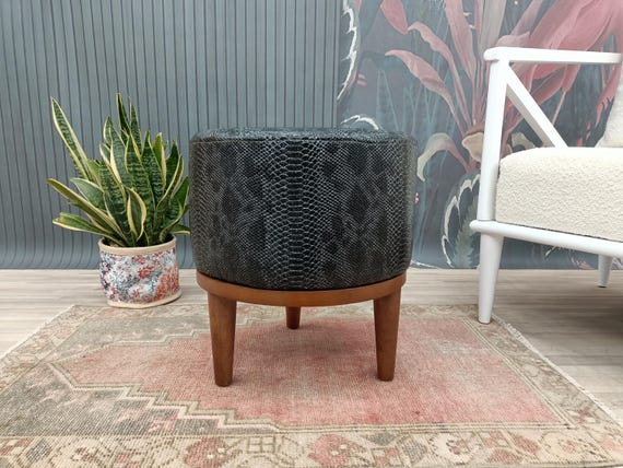 Leather Stool, Ottoman for Chair, Small Stool, Durable Furniture, Dressing  Table Stool, Lobby Stool, Shower Stool, Foot Rest Stool, FS KM-23 - Etsy
