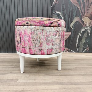Storage space, Dressing table stool, Piano bench, Storage pouf, Ottoman bench, Sitting bench, Vanity stool, Make up stool, Footstool, FS66-2