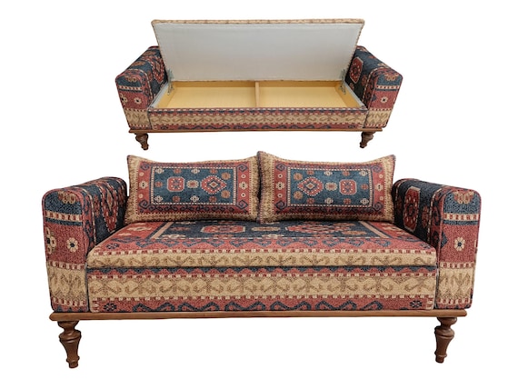 Ottoman Storage, Day Bed Sofa, End Of Bed Bench, Handmade Furniture, Dining Chair, Kitchen Chair, Lounge Stool, Farmhouse Bench, ST18x51 162