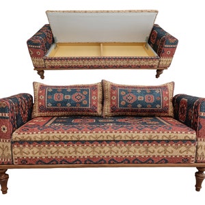 Ottoman Storage, Day Bed Sofa, End Of Bed Bench, Handmade Furniture, Dining Chair, Kitchen Chair, Lounge Stool, Farmhouse Bench, ST18x51 162
