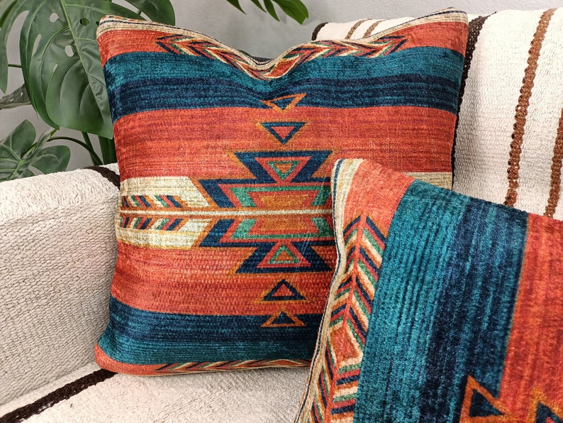 home decor pillow, tribal pillow cover, bench cushion, contemporary pillow, aztec pillow, body pillow, eco friendly, interior pillows, PT 58 image 3