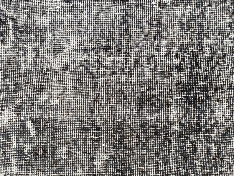 bohemian rug, turkish gray rug, distressed rug, oushak area rug, overdyed rug, handcrafted rug, vintage rug, wool rug, 4.8 x 7.9 ft, VT 3333 image 5