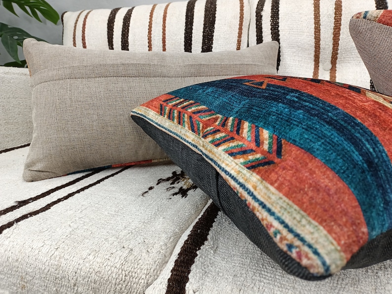 home decor pillow, tribal pillow cover, bench cushion, contemporary pillow, aztec pillow, body pillow, eco friendly, interior pillows, PT 58 image 9