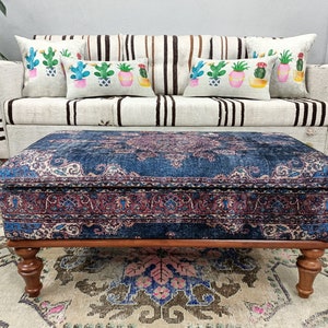 Handmade Furniture, Altar Table, Storage Coffee Table, Boho Chair, Sofa Side Table, Ottoman Bench, Dressing Table Stool, Entry Bench, ST 876