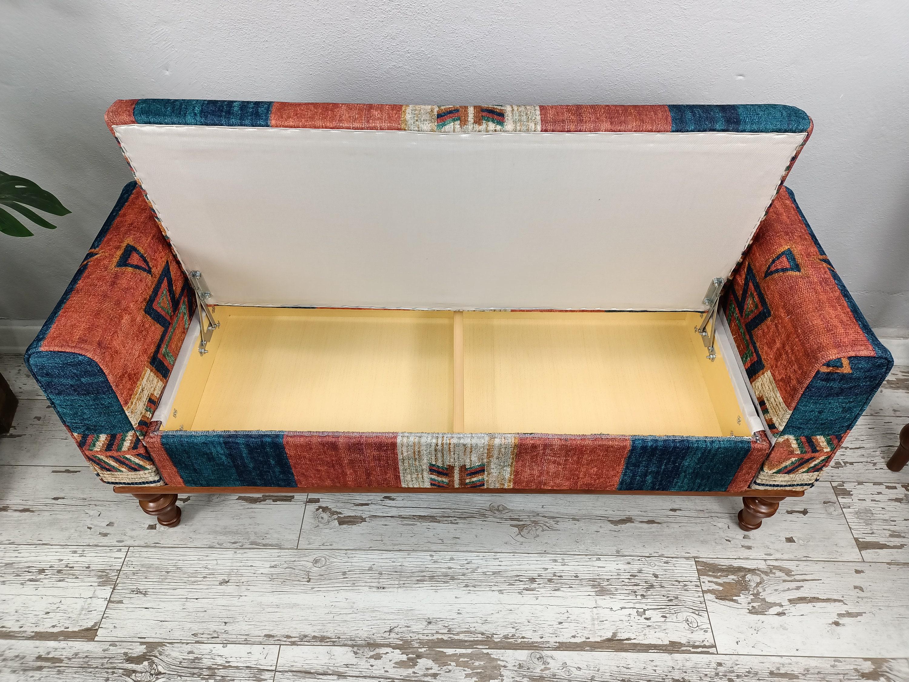 Upholstered Storage, Aztec Bench, Armed Storage Bench, Bed Benches ...
