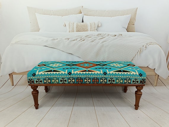 Rug upholstered bench deals