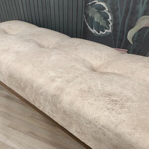 Button tufted bench, End of bed bench, Ottoman bench, Chesterfield bench, Coffee table bench, Piano bench, Purse bench, KM-2 Chester
