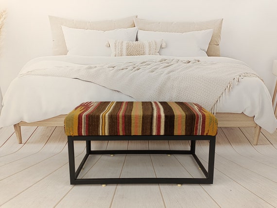 Boho bedroom bench sales