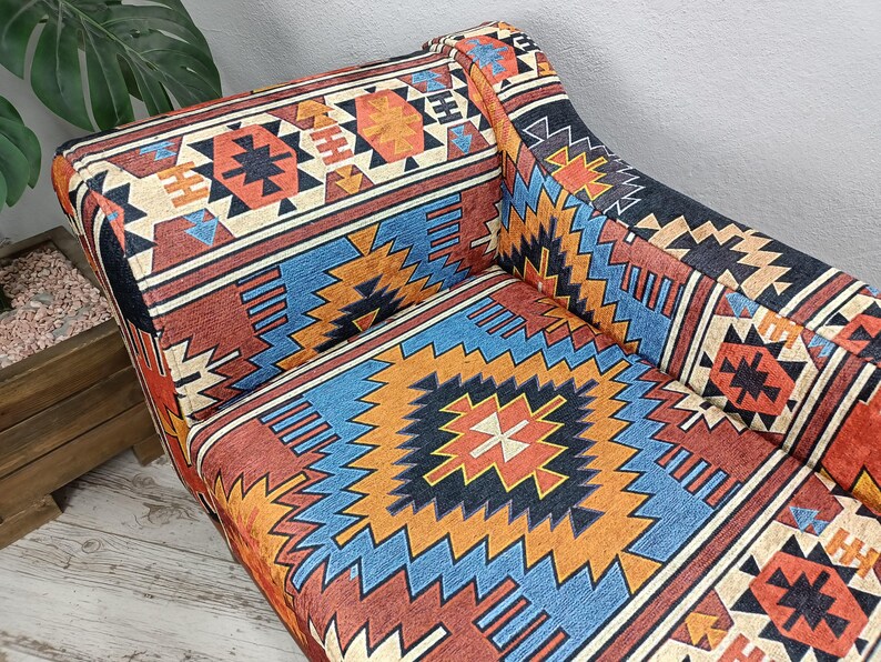 Upholstered chaise lounge, Living room sofa, Aztec chair, Lounging chair, Saloon sofa, Bench with back, Storage bed, Ottoman bench, SOFA 00