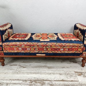 Bench with Arms, Bedroom Bench, Ottoman Storage, Saloon Bench, Storage Piano Bench, Storage Chest, Cushioned Bench, Flip Top, ST 18x51 261