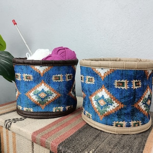 basket plant pot, planter bag, closet basket, plant pot box, retro basket, plant holder, yarn organizer, planter basket, flower pot, PTB 159