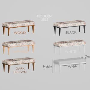 bedroom ottoman bench, wood bench, boho chair, dining table bench, ottoman bench seat, turkish rug bench, long ottoman bench, BENCH 160