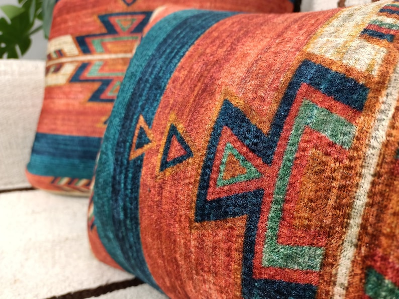 home decor pillow, tribal pillow cover, bench cushion, contemporary pillow, aztec pillow, body pillow, eco friendly, interior pillows, PT 58 image 6