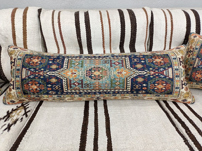 boho pillow, bench cushion, mini pillow cover, rug cushion, throw pillow, euro sham, lumbar pillow, 12x24 pillow, couch pillow, PT 160 12x36 inches