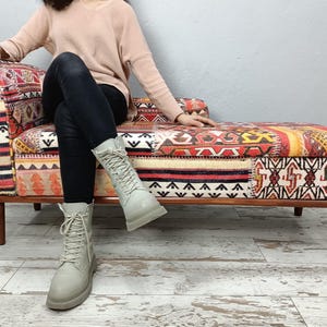 Storage chaise lounge, Reading chair, Rest chair, Saloon sofa, Handmade sofa, Upholstered loveseat, Bedroom sofa, Ottoman bench, SOFA 881