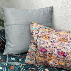 oriental pillow, euro sham cover, rug pillow cover, sofa pillow, lumbar pillow cover, boho pillow, decorative pillow, floor cushion, PT 1020 image 10