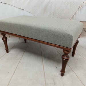 Bench for bedroom, High quality bench, Neutral bench, Uphosltered bench, Window bench, Hallway bench, Yoga bench, Footrest bench,
