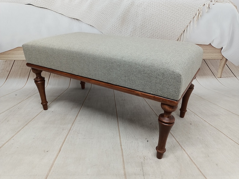Bench for bedroom, High quality bench, Neutral bench, Uphosltered bench, Window bench, Hallway bench, Yoga bench, Footrest bench,