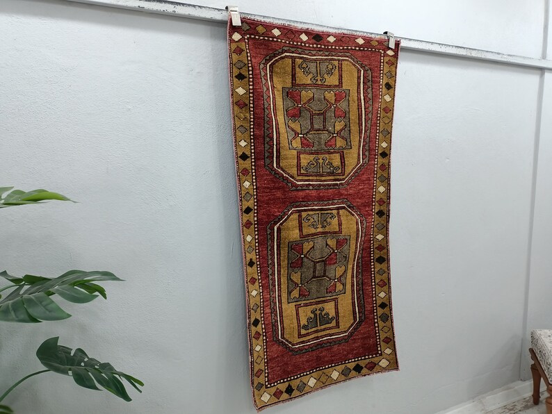 Vintage Rug, Traditional Rug, Low Pile Rug, Ethnic Rug, Turkish Oushak