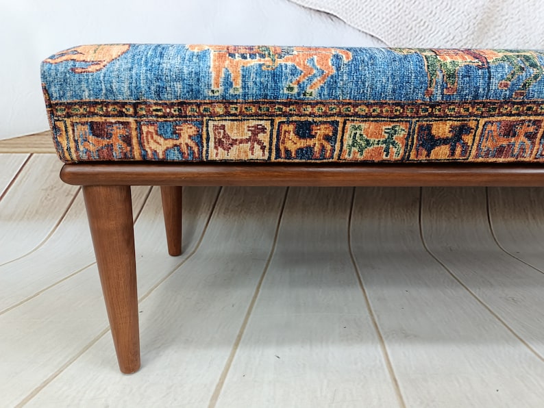 Dining Bench, Handmade Furniture, Hallway Bench, Entryway Bench, Upholstered Bench, Shoe Bench, Window Seat, Footstool Ottoman, BENCH 154 image 3