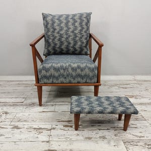 Reading chair, Handmade armchair, Sitting chair, Wood work funiture, Boho armchair, Upholstered sofa, Tv chair, Father day gift,