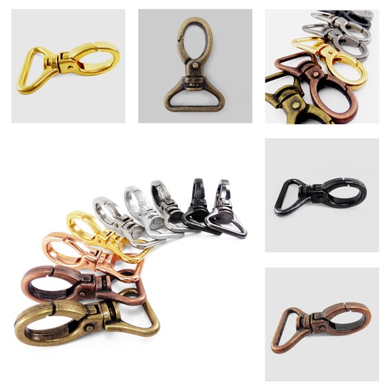 Bag Clasps 20 Mm Lobster Swivel Trigger Clips Snap Hook Gold Lobster  Detachable Swivel Clasps Key Chain Hooks Strapping B6E 