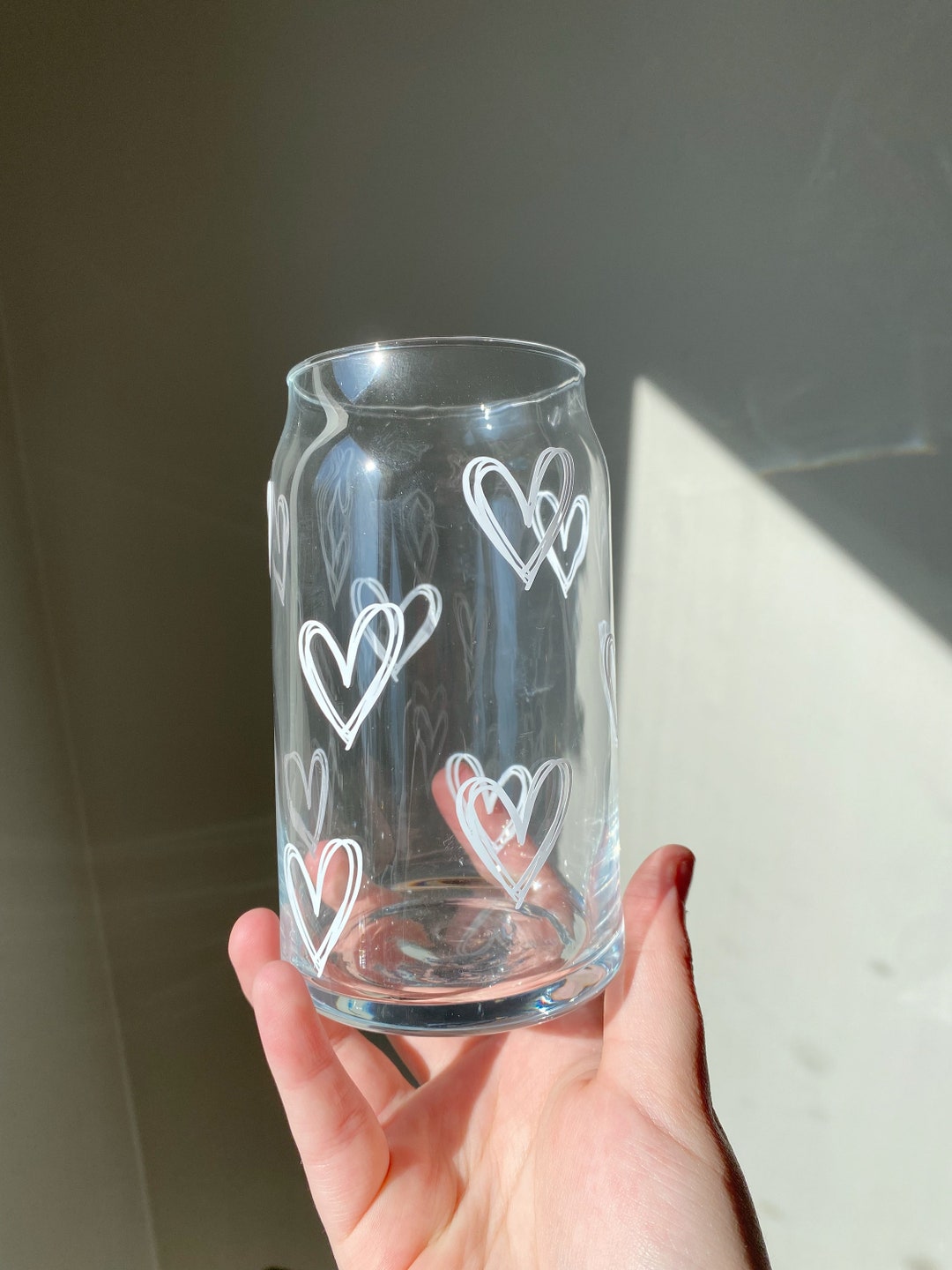 Heart Soda Can Glass Cup - Etsy