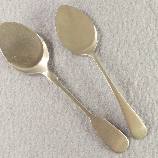 Antique Ice Cream Spoons Etsy