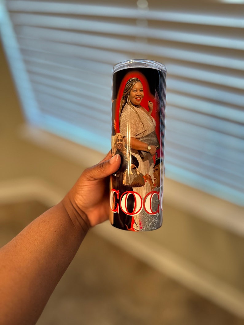 Unique Personalized 20 oz Photo Tumbler- Custom Insulated Tumbler with Your Favorite Pictures- Handcrafted Drinkware for Memorable Moments image 5