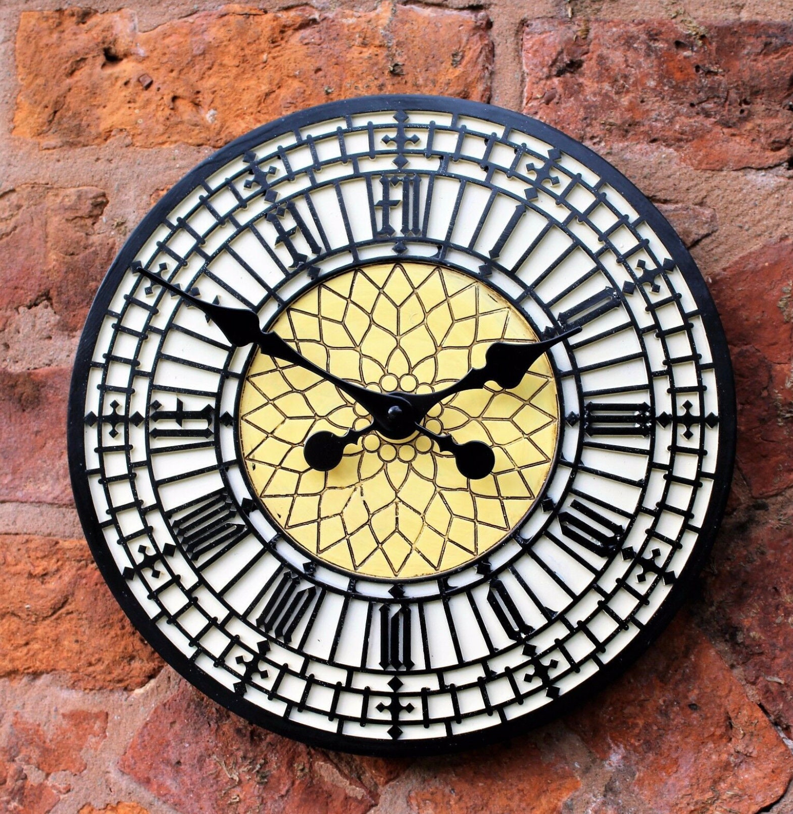 Garden Clock Outdoor indoor 12 Garden Station Wall Clock | Etsy