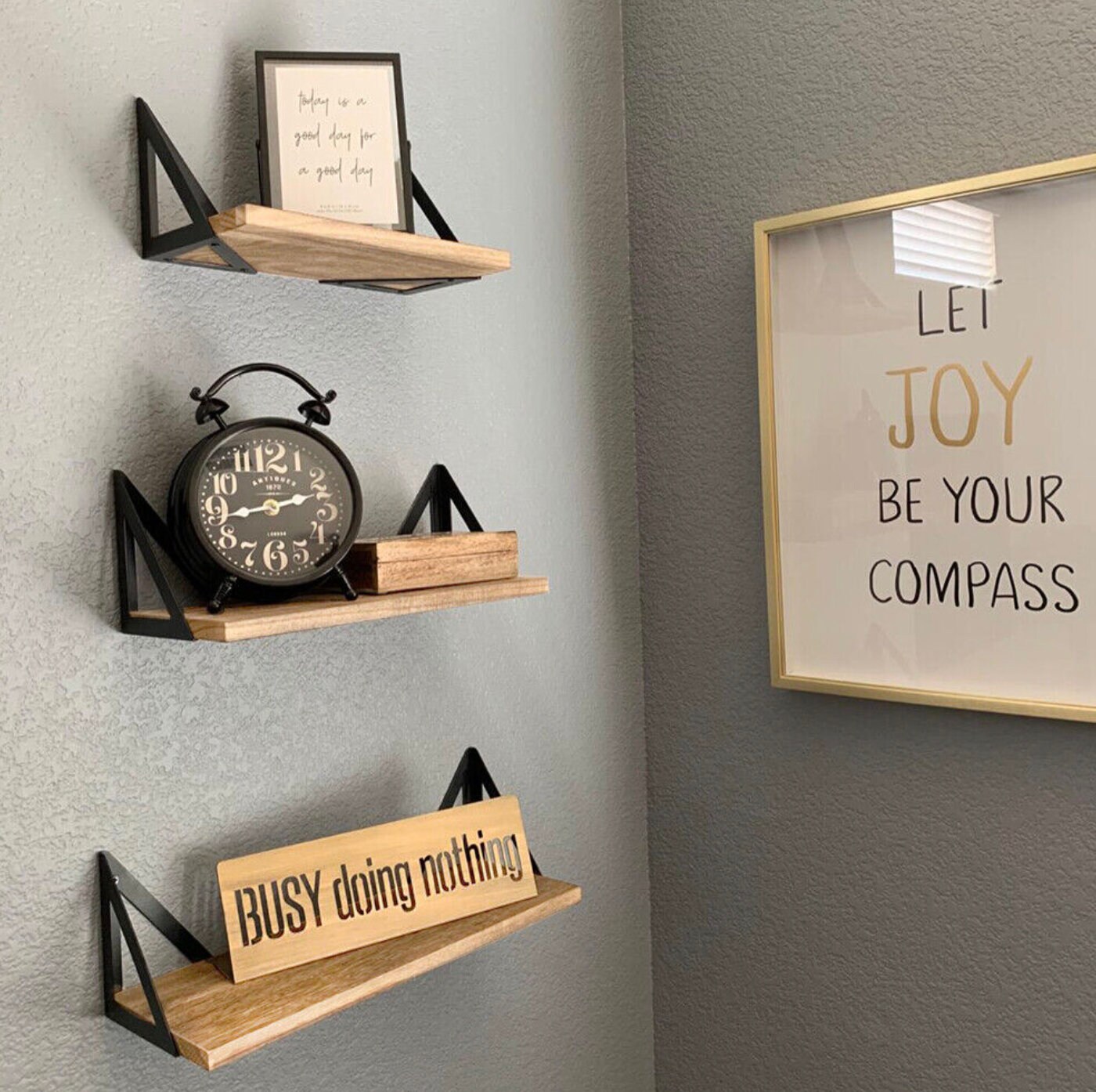 Corner Shelf Floating X3 Wall Shelves Single Tier Floating Etsy Canada