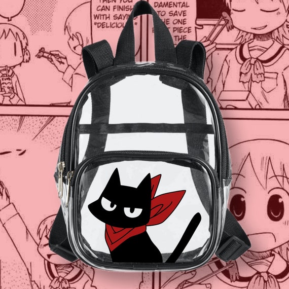 Sakamoto Nichijou Clear Backpack Clear 8 Anime Backpack 