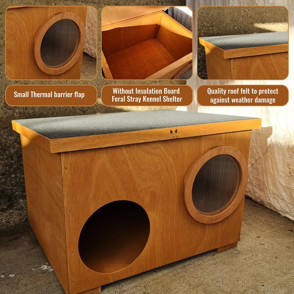 Outdoor Cat House Etsy UK