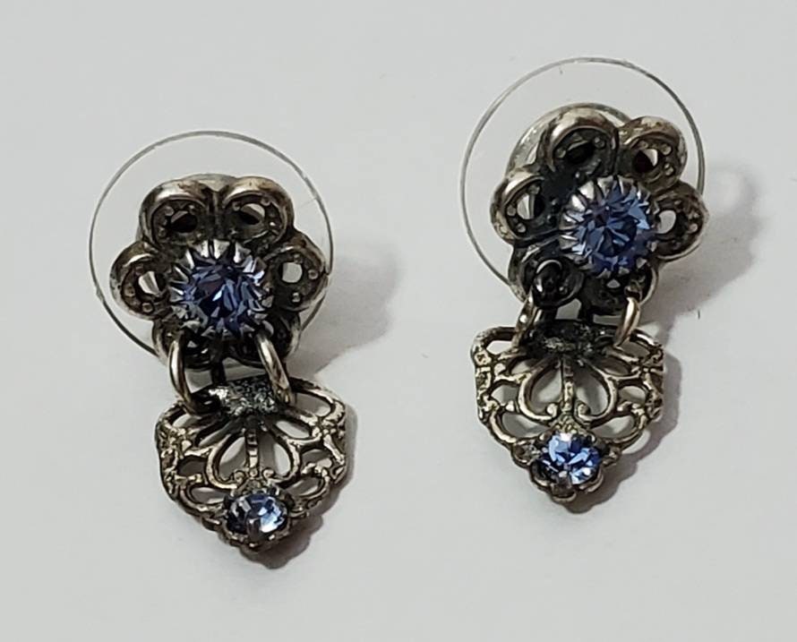 Kenny Ma San Francisco ピアス Kenny Ma of San Francisco Designs Victorian Art Nouveau Ornate