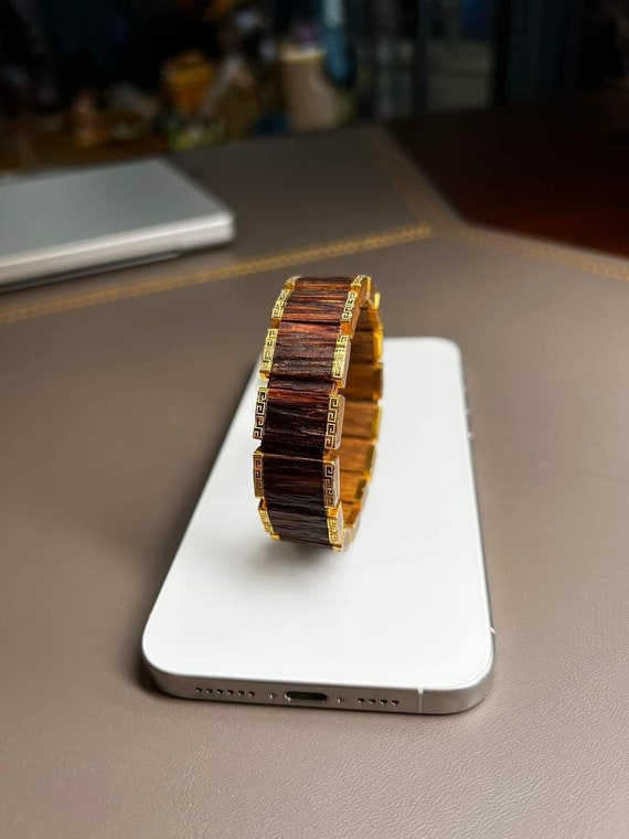 Natural Scent 14mm High Quality Dark Oud or Aloeswood Bracelet